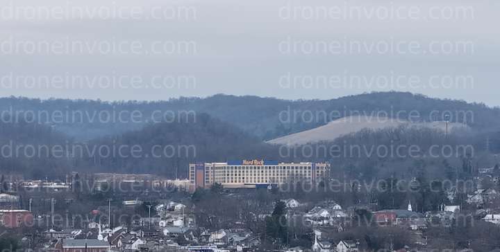 Cover for View west of Downtown Bristol towards Hard Rock