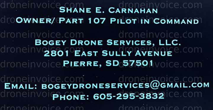 bogey-drone-services's Portfolio Upload Invoice — Fort Pierre, South ...