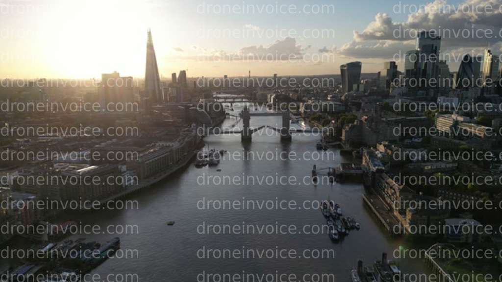Cover for Tower Bridge, London - Golden Hour Drone Shot