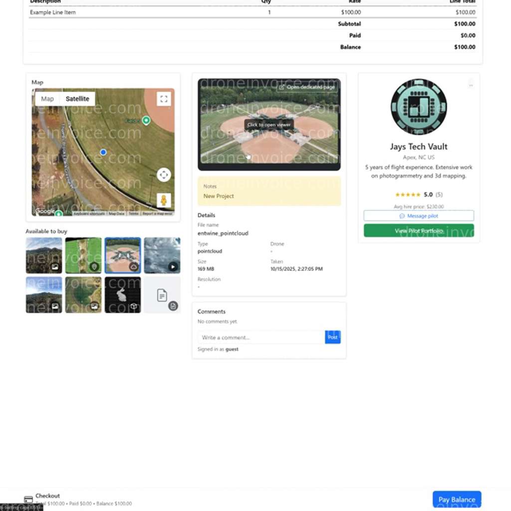 Cover for New Invoice