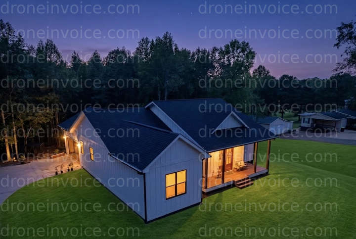 Cover for Whaley Ferry Road - Residential Aerial Stock Media