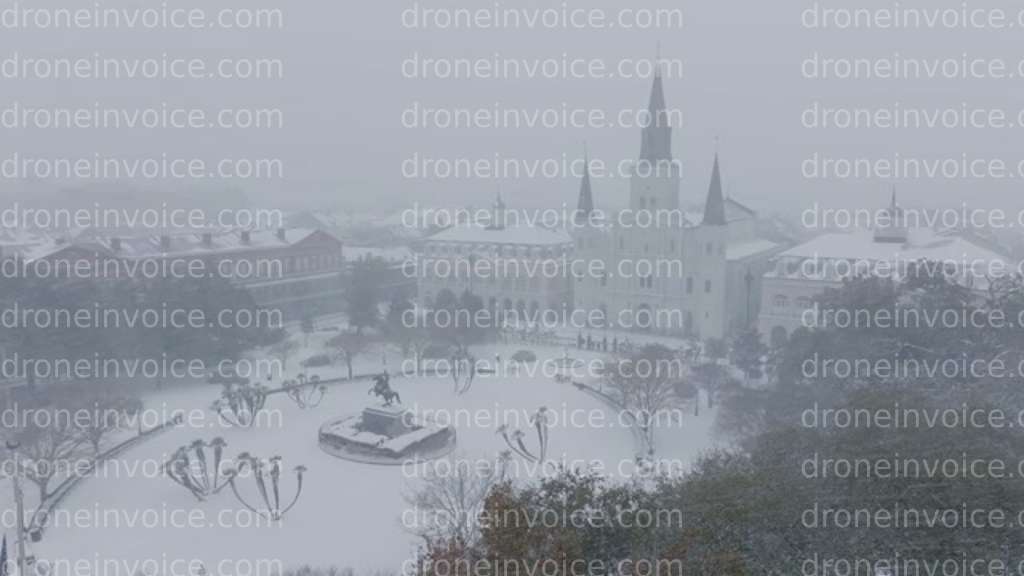 Cover for New Orleans Blizzard 2025 Jackson Square and French Quarter