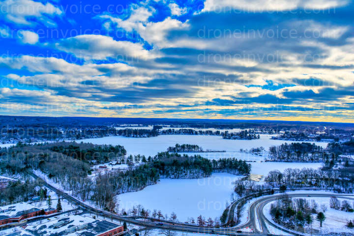 Cover for Webster Lake from the north