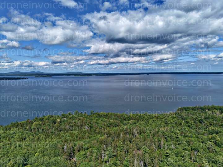 Cover for Bar Harbor, ME looking into Acadia NP