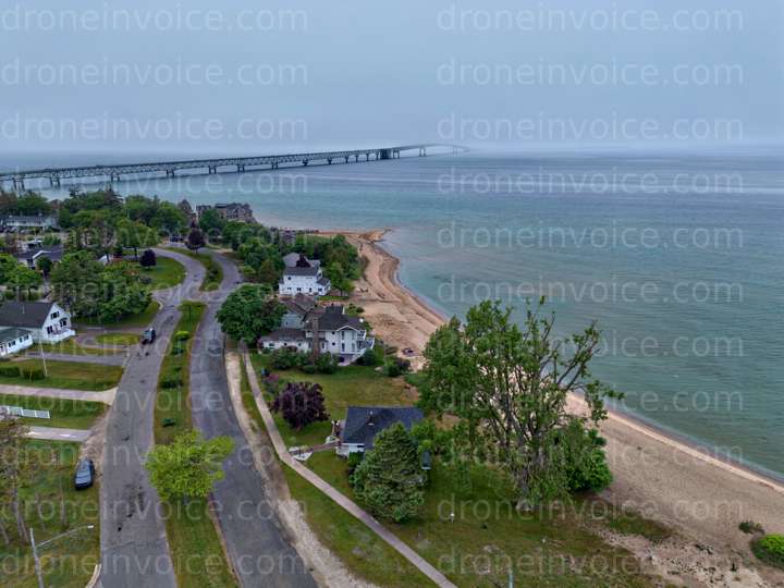 Cover for Traverse City and Mackinaw Bridge, MI