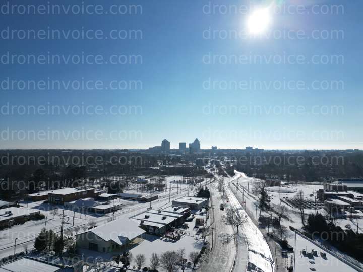Cover for Snow around Greensboro, NC