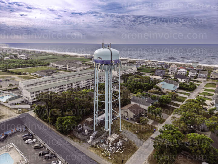 Cover for Oak Island, NC, Water Tower