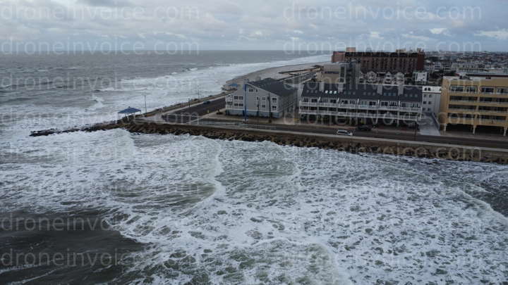 Cover for Ocean surf at North Wildwood Sea Wall