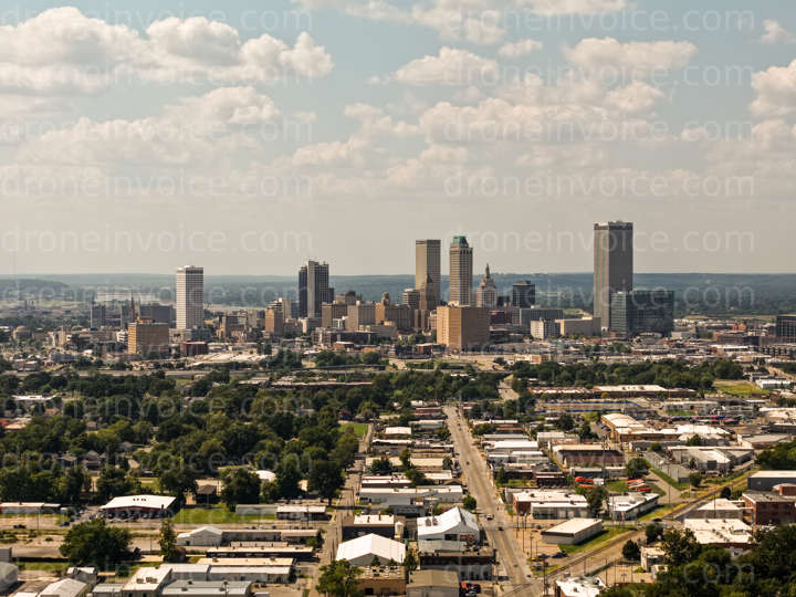 Cover for The Pump Bar Tulsa, OK Skyline with 360 Spherical Panorama