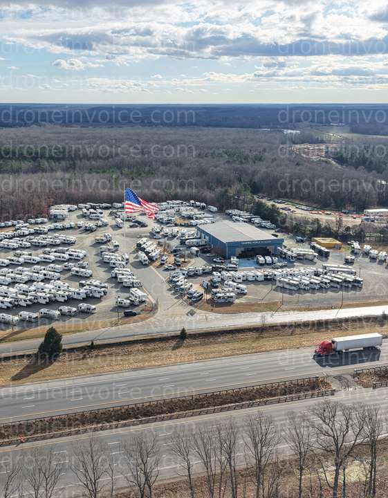 Cover for American flag in Thornburg